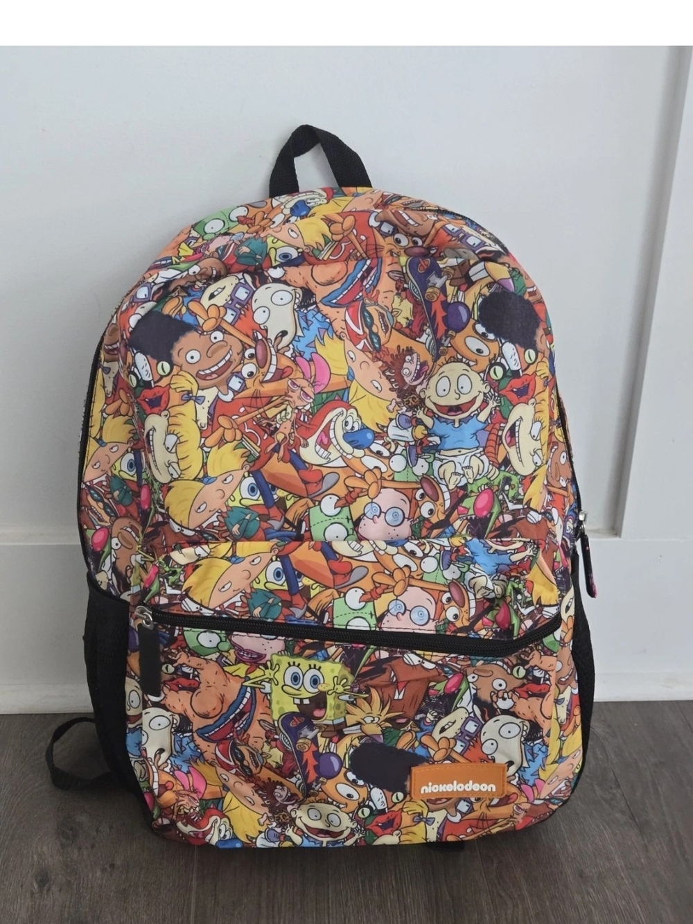 2018 Viacom Nickelodeon Cartoons Character Backpack Spongebob Hey Arnold Rugrats